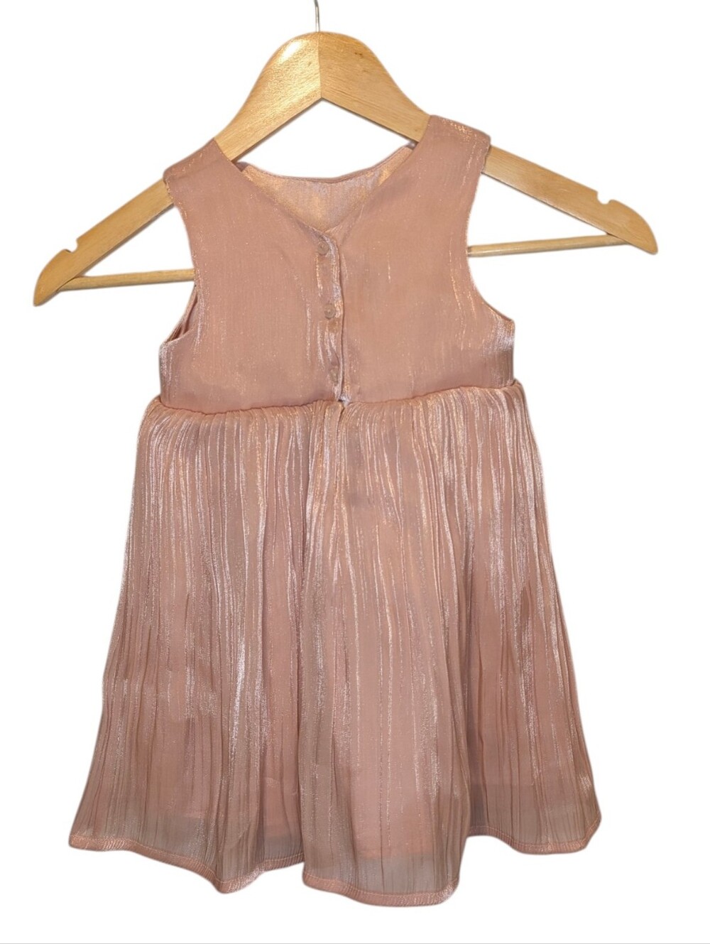 H&M Bow Detail Organza Dress Size 2T - Picture 2 of 8